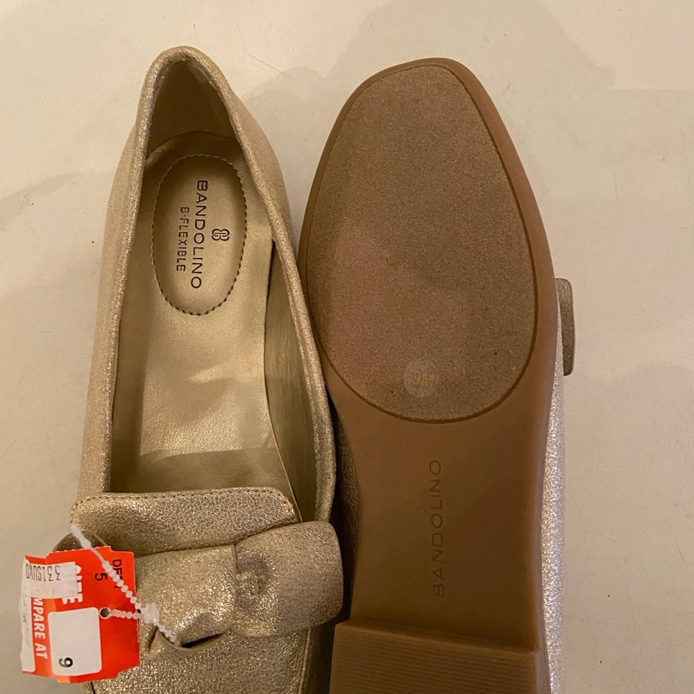 Bandolino b-flexible gold loafers - Picture 6 of 6